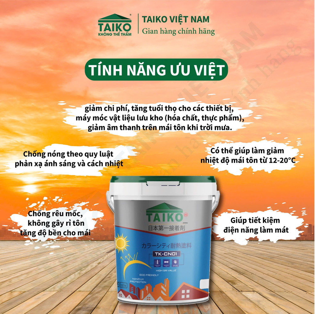 thi công sơn chống nóng